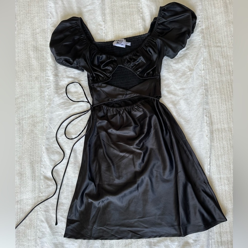 Princess Polly - Black Cut Out Mini Dress - US Women’s 2 - Good Condition